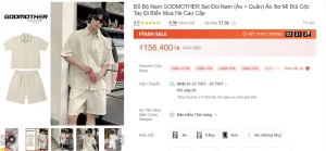 Đồ Bộ Nam GODMOTHER Set Đũi Nam